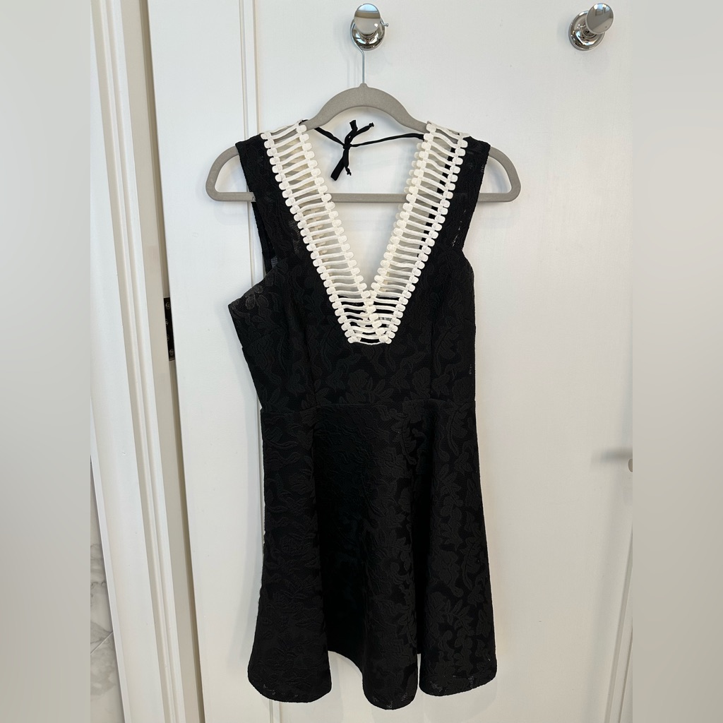 Sandro Black Cocktail Dress